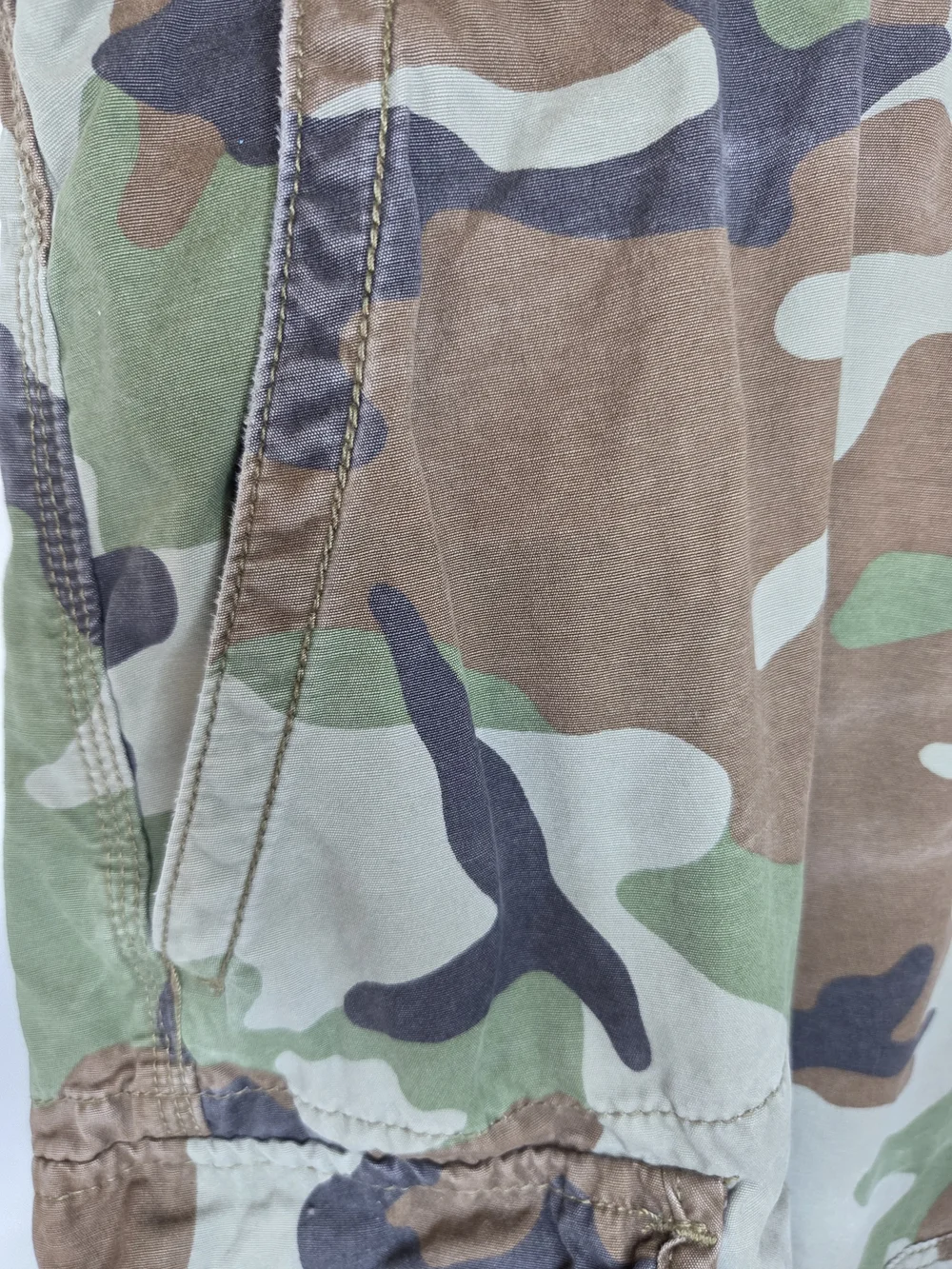 Polo By Ralph Lauren Men's Camouflage Cargo Shorts — Green/Brown/Black - Picture 10 of 15